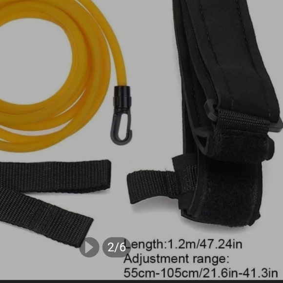 Elastic rope swimming belt swimming resistance strength training equipment - Picture 4 of 9